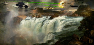 Illustration for article titled Spaceships and lightsabers, as envisioned by the Great Masters!